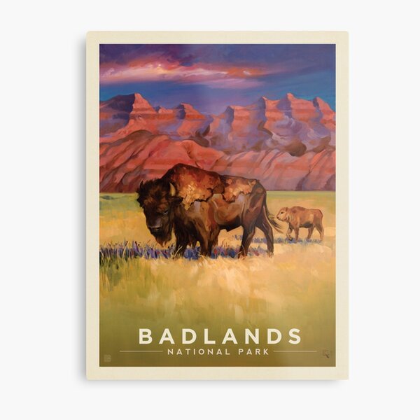 Badlands National Park Metal Print