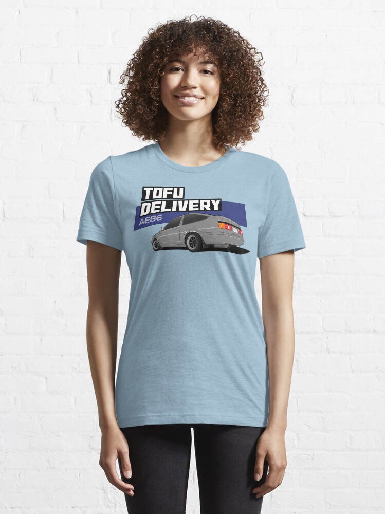 Alternate view of Initial D Tofu Delivery - AE86 Essential T-Shirt