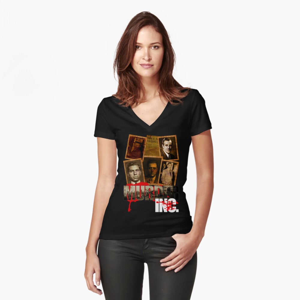Item preview, Fitted V-Neck T-Shirt designed and sold by OutlawOutfitter.