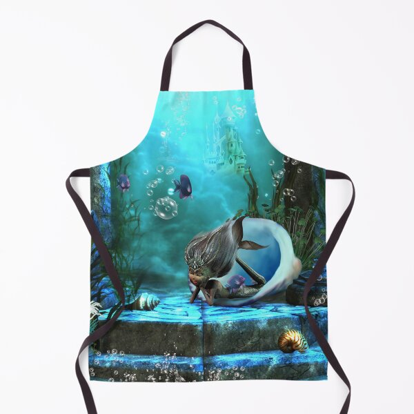 Item preview, Cute mermaid in the deep ocean designed and sold by nicky2342.