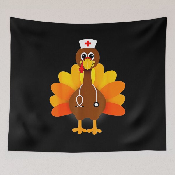 Item preview, Thanksgiving Scrub Tops Women Turkey Nurse Holiday Nursing designed and sold by kossbus91.