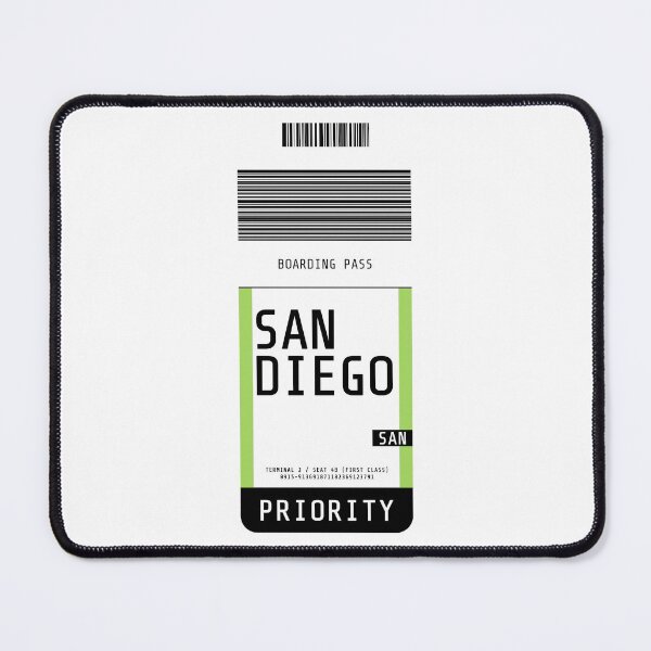 Item preview, San Diego Boarding Pass SAN designed and sold by lukassfr.