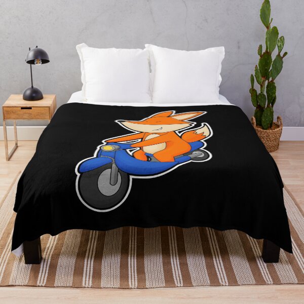 Aperçu de l'œuvre Fox as Biker with Scooter créée et vendue par Snabdesign84.