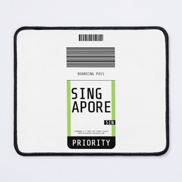 Item preview, Singapore Boarding Pass SIN designed and sold by lukassfr.