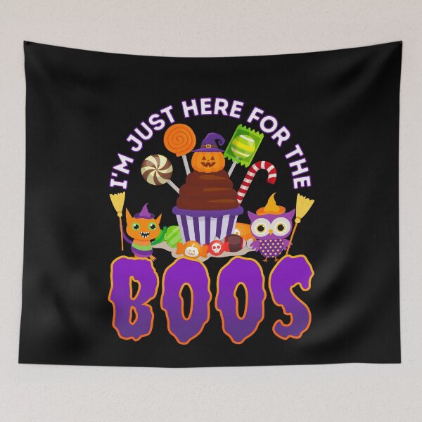 Item preview, Im Just Here For The Boos for kids designed and sold by Mixture-DESIGN.