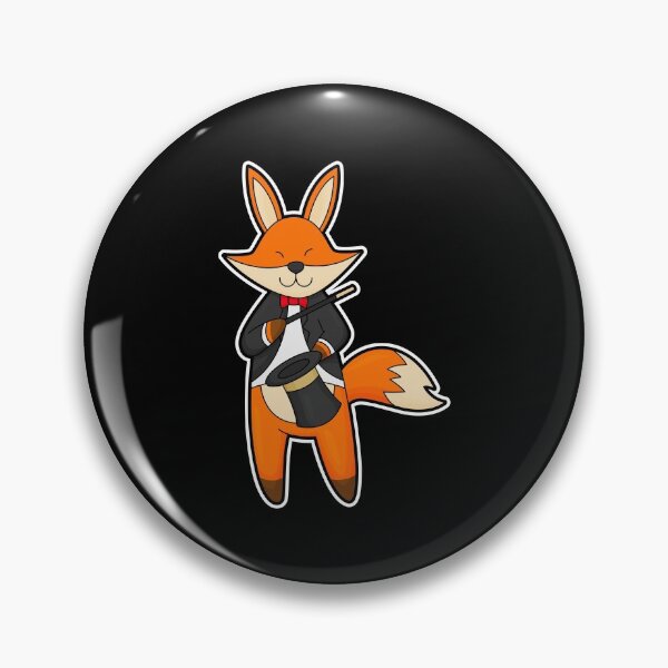 Item preview, Fox as Magician with Magic wand & Hat designed and sold by Snabdesign84.