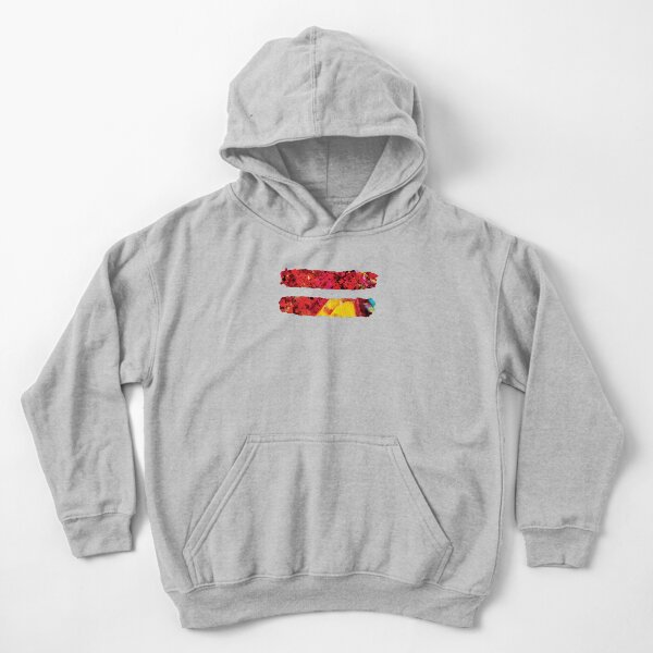 Ed Sheeran equals red Kids Pullover Hoodie