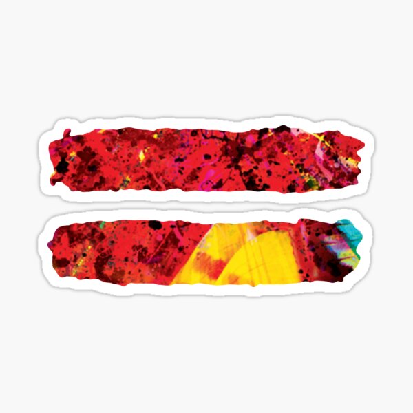 Ed Sheeran equals red Sticker