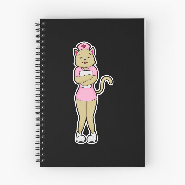 Item preview, Cat as Nurse with Medical List designed and sold by Snabdesign84.