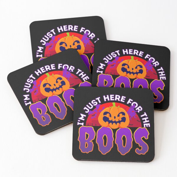 Item preview, Im Just Here For The Boos for kids | pumpkin designed and sold by Mixture-DESIGN.