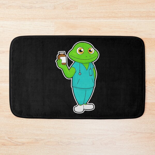 Item preview, Frog as Nurse with Medicine & Stethoscope designed and sold by Snabdesign84.