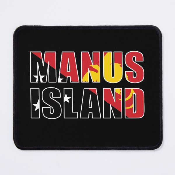 Item preview, Manus Island with Papua New Guinea Flag designed and sold by PNG-pikinini.