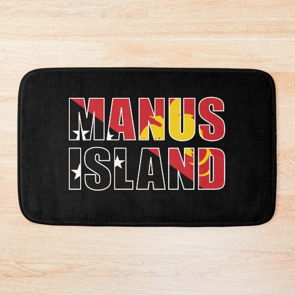 Item preview, Manus Island with Papua New Guinea Flag designed and sold by PNG-pikinini.