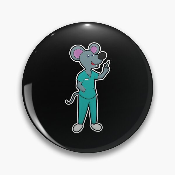 Item preview, Mouse as Nurse at Vaccination with Syringe designed and sold by Snabdesign84.