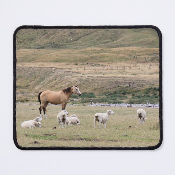 Item preview, Buckskin Horse With Sheep designed and sold by KarenWoodArt.