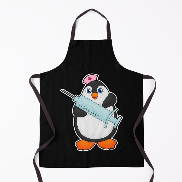 Item preview, Penguin as Nurse at Vaccination with Syringe designed and sold by Snabdesign84.