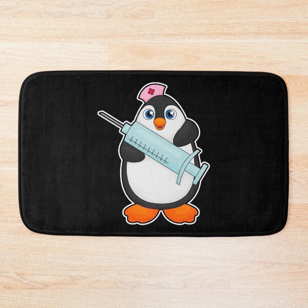 Item preview, Penguin as Nurse at Vaccination with Syringe designed and sold by Snabdesign84.