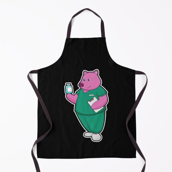 Item preview, Pig as Nurse with Medicine designed and sold by Snabdesign84.