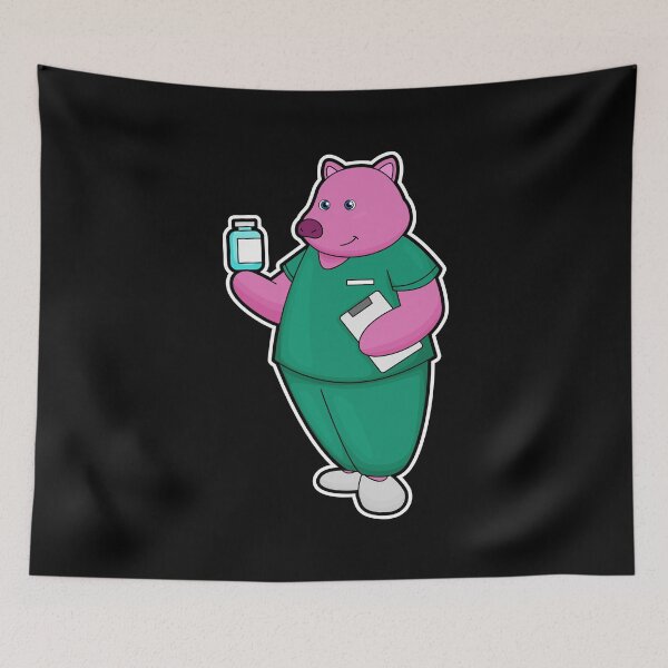 Item preview, Pig Nurse Medicine designed and sold by Snabdesign84.