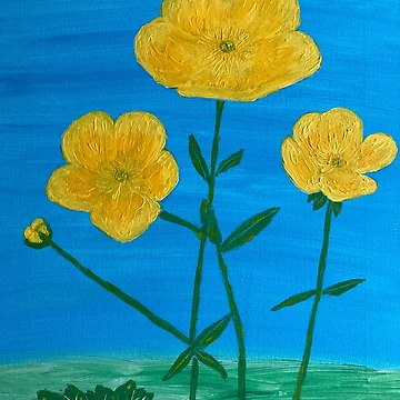 Artwork thumbnail, Buttercups by Ruth Breen Artwork