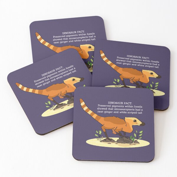 Item preview, Sinosauropterix, dinosaur fun fact designed and sold by Lobobird.