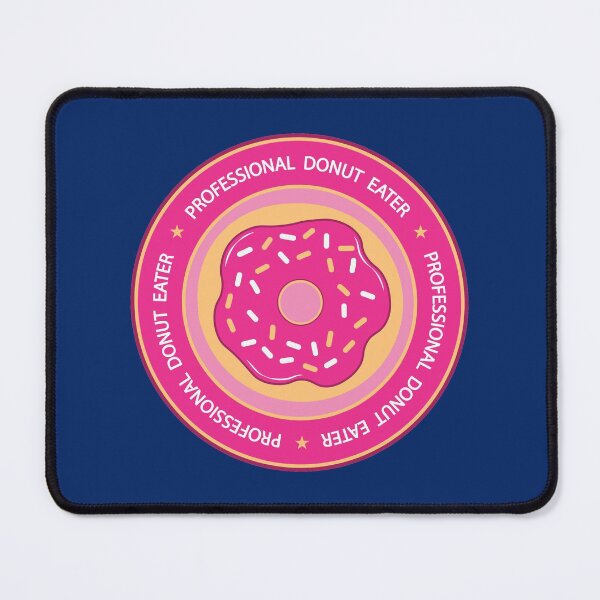 Item preview, Professional Donut Eater Colorful Stamp Design designed and sold by CynthiaGraphics.