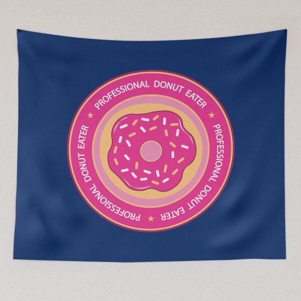 Item preview, Professional Donut Eater Colorful Stamp Design designed and sold by CynthiaGraphics.