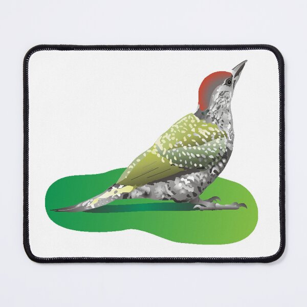 Item preview, Green Woodpecker Garden Bird Illustration designed and sold by BijouArt.