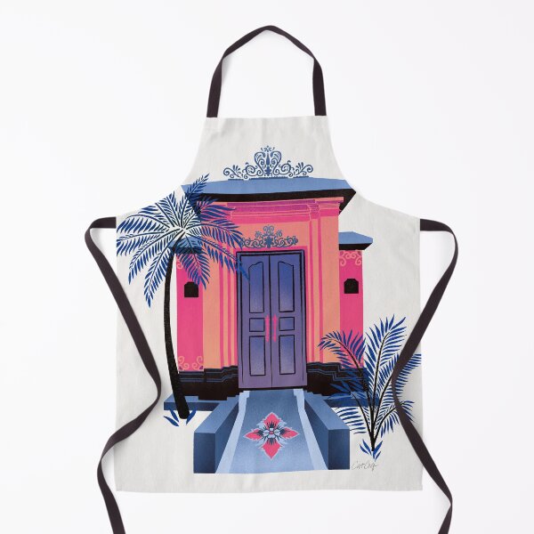 Item preview, Balinese Doorway – Indigo & Pink designed and sold by Cat Coquillette.