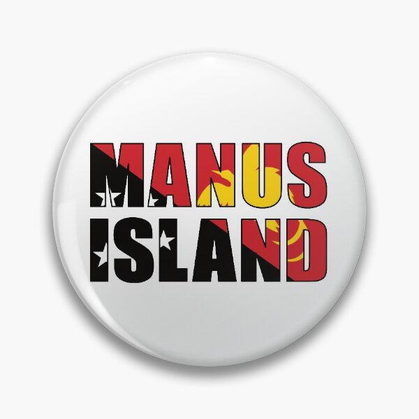 Item preview, Manus Island with Papua New Guinea Flag designed and sold by PNG-pikinini.