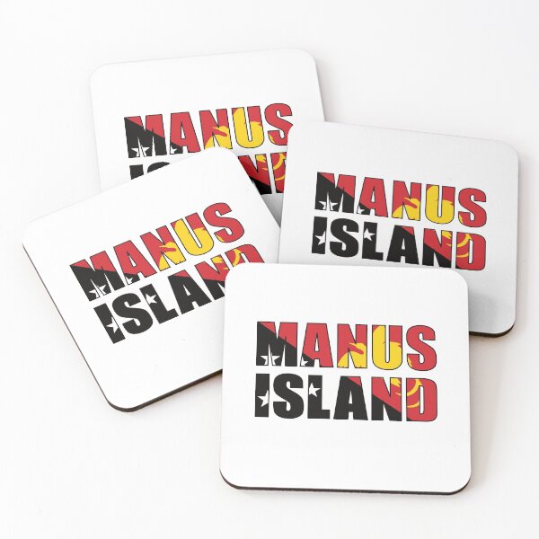 Item preview, Manus Island with Papua New Guinea Flag designed and sold by PNG-pikinini.
