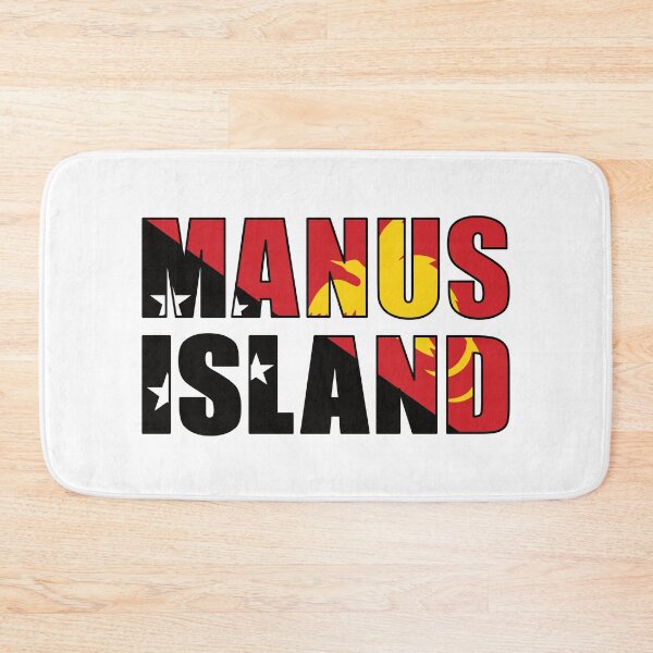 Item preview, Manus Island with Papua New Guinea Flag designed and sold by PNG-pikinini.