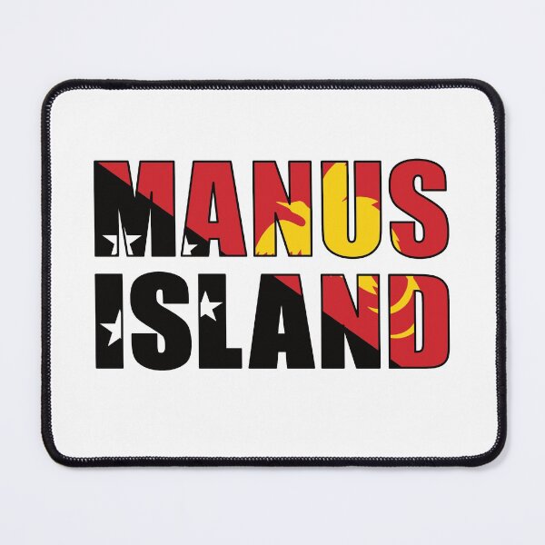 Item preview, Manus Island with Papua New Guinea Flag designed and sold by PNG-pikinini.