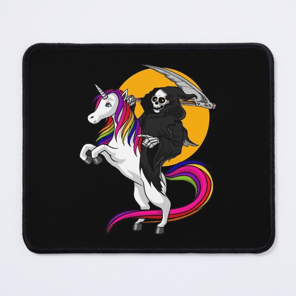 Item preview, Grim Reaper Riding Unicorn designed and sold by underheaven.