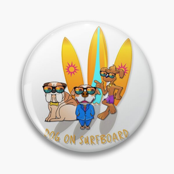 Item preview, Dog On Surfboard designed and sold by emotions23.