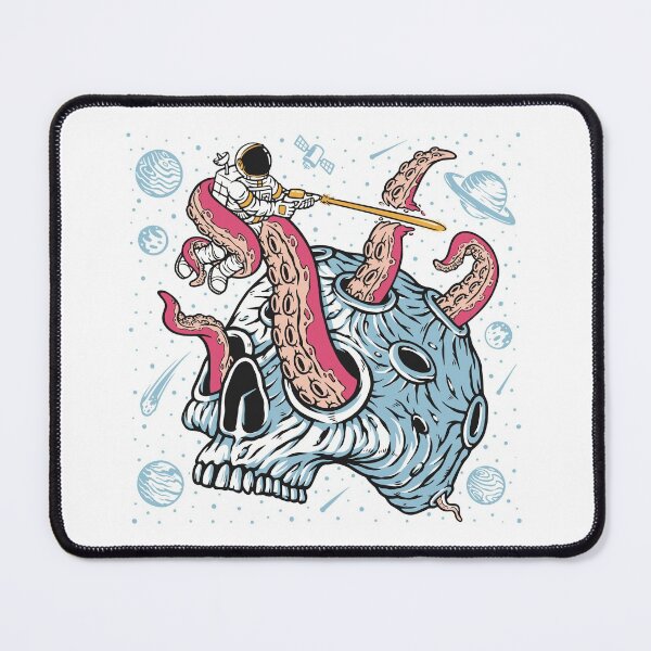 Item preview, Astronaut Fighting Space Monster designed and sold by Vector Scout Lab.