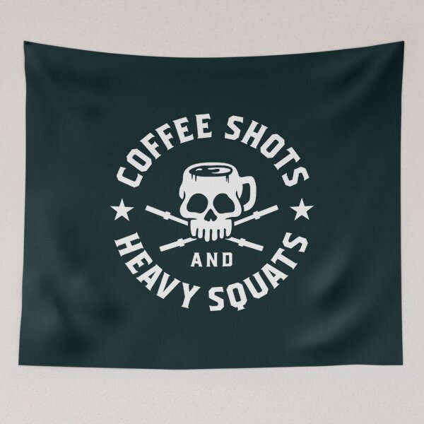 Item preview, Coffee Shots And Heavy Squats designed and sold by ShopThao.