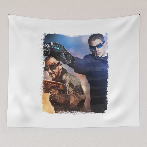 Item preview, Legends Of Tomorrow Movie With Alien Characters Lot - Captain Cold And Heatwave Paint Splashlot designed and sold by LegendTomorrowe.