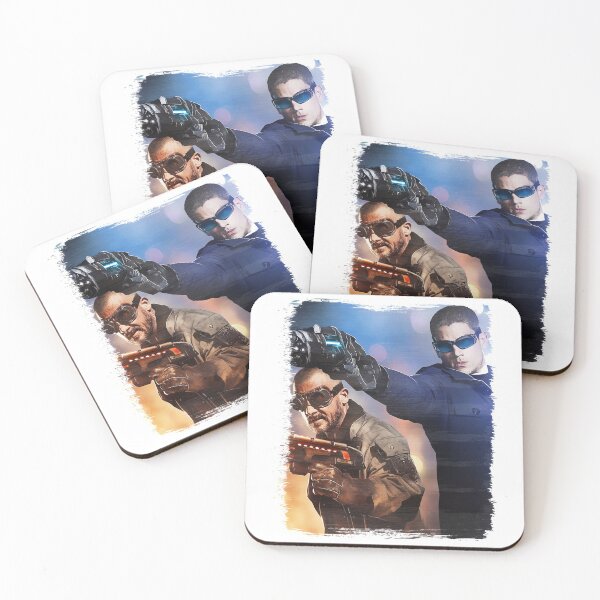 Item preview, Legends Of Tomorrow Movie With Alien Characters Lot - Captain Cold And Heatwave Paint Splashlot designed and sold by LegendTomorrowe.