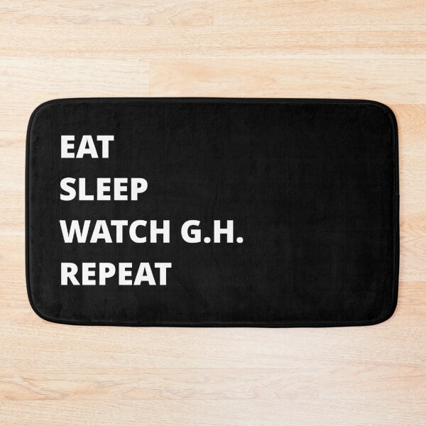 Item preview, EAT SLEEP WATCH G.H. REPEAT designed and sold by uniqueitems.