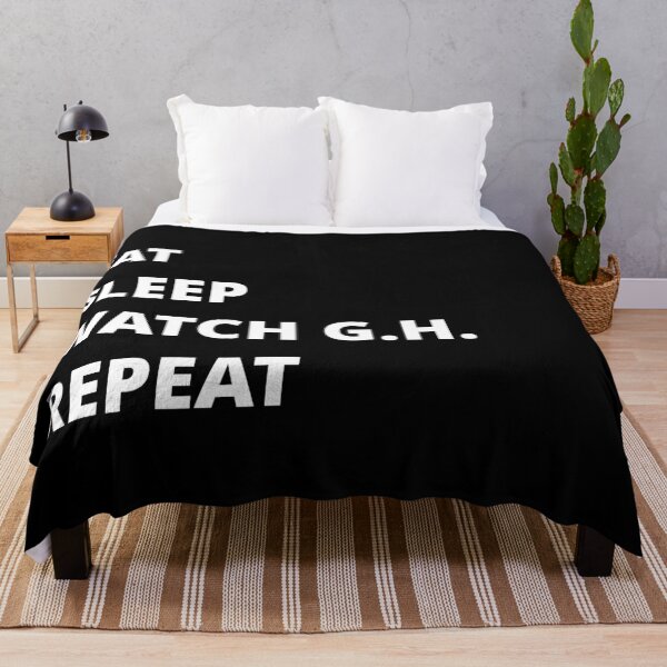 Item preview, EAT SLEEP WATCH G.H. REPEAT designed and sold by uniqueitems.