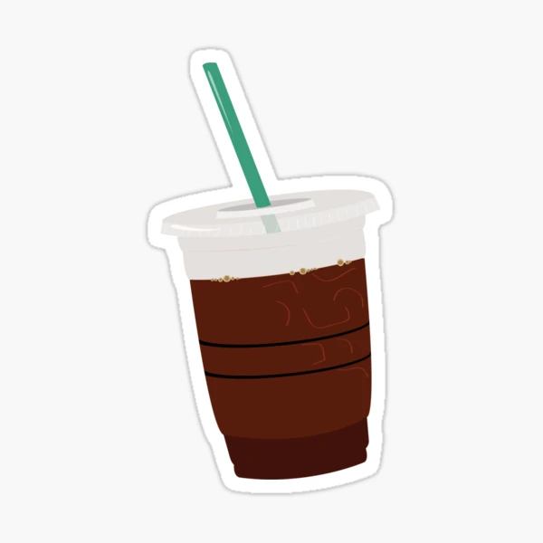 iced coffee Sticker for Sale by ahp00