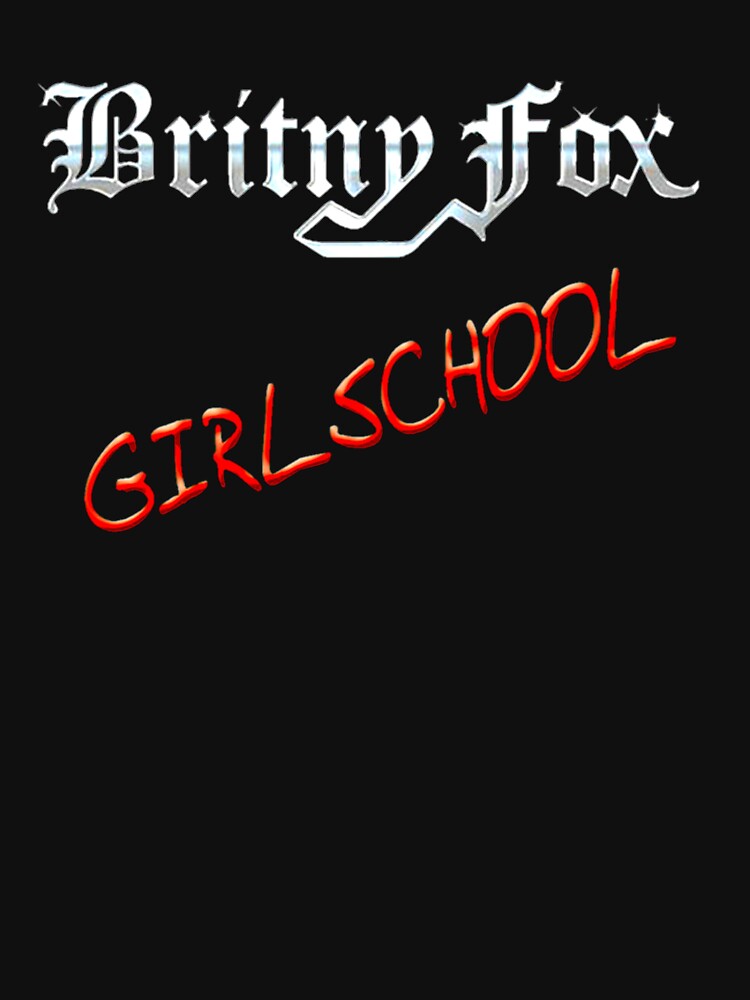 girlschool band t shirt