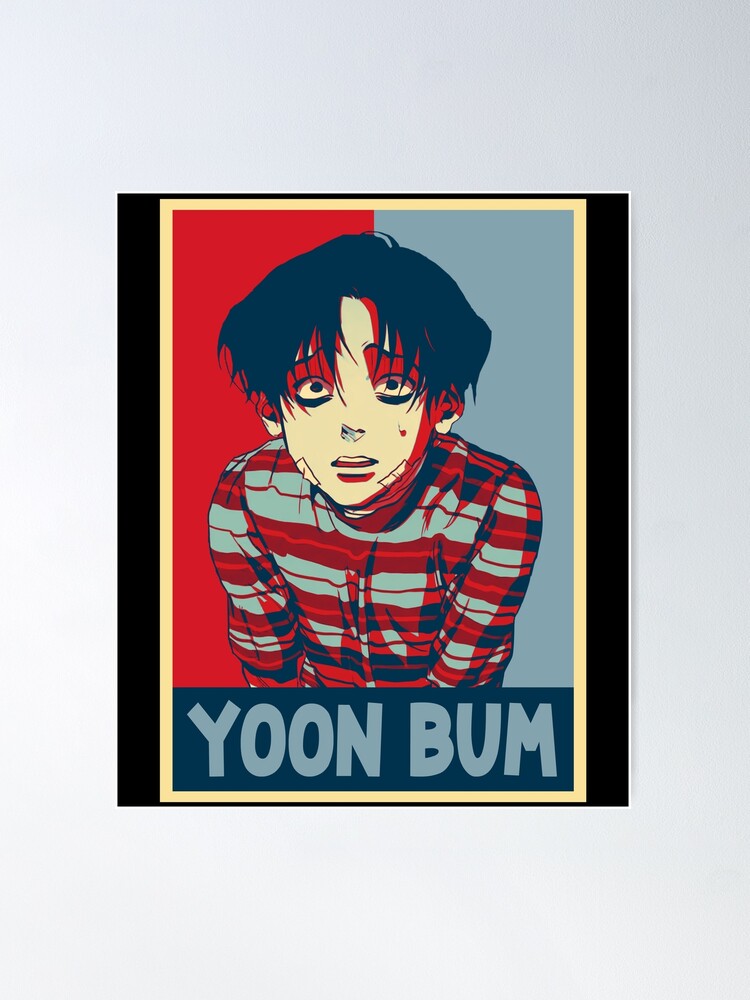 Killing Art Stalking Manhwa Character Yoon Bum Greeting Card for