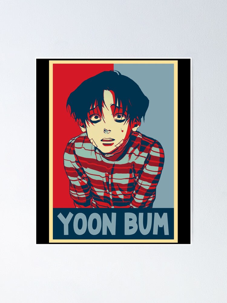 Killing Art Stalking Manhwa Character Yoon Bum Spiral Notebook for Sale by  KellyJanine7