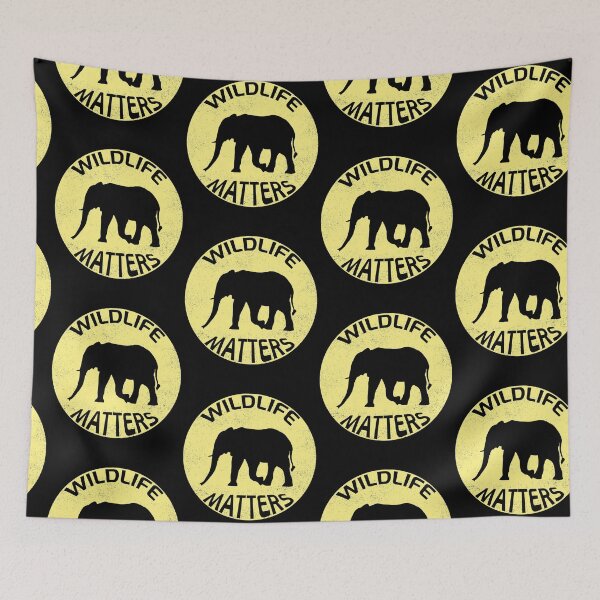 Item preview, Wildlife matters design with a elephant. protect the elephants, protect the wildlife! designed and sold by NobelFashion.