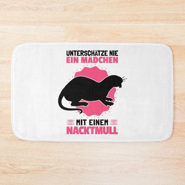 Item preview, Girl with naked mole rat rodent rodent sand digger designed and sold by madgrfx.