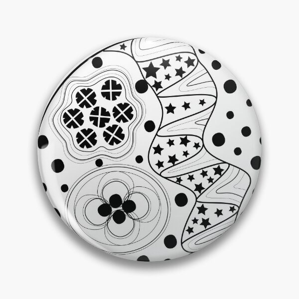 Item preview, Line graphics arranged in free-form circles. designed and sold by Peach-Bloom.