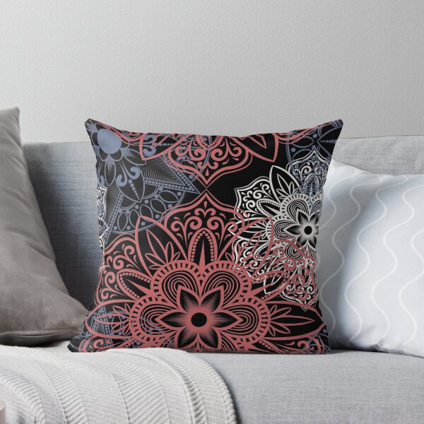 Item preview, Mandala Red, Blue and White Abstract Modern Pattern designed and sold by Gevover.