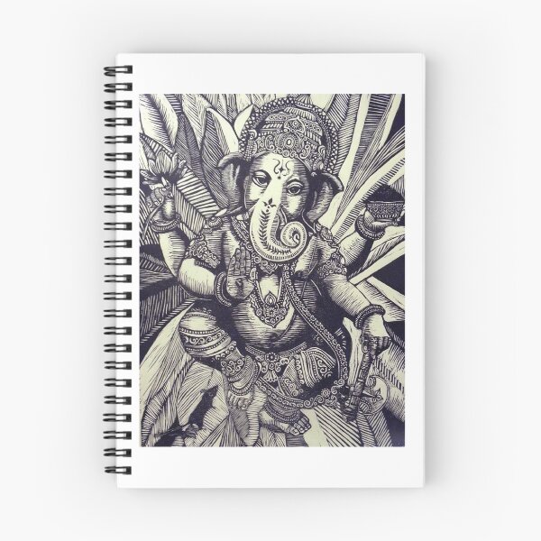 Item preview, Ganesha Woodcut designed and sold by Karen Fiorito.